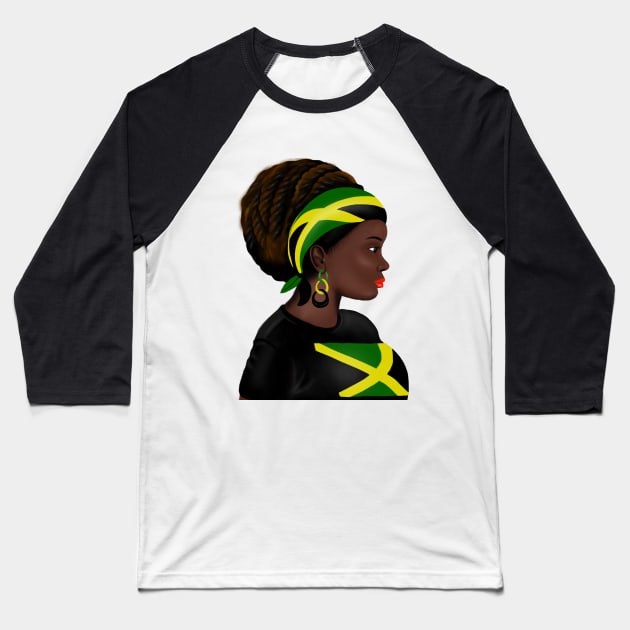 Jamaica Baseball T-Shirt by Merchweaver